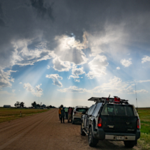 We lingered here, ensuring our target up north was unreachable by the time a tornado occurred there.