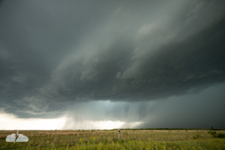 The storm cranked up into beast mode.