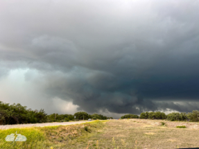 The storm was getting interesting ...