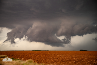 The storm seemed somewhat disorganized.