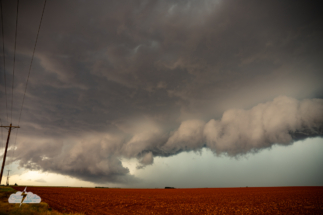 Great colors in the storm and field.