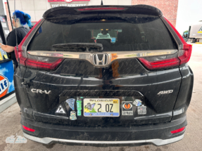 The CR-V was already dirty from the Colorado-to-Kansas chase the day before.