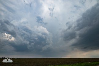 We repositioned to watch a couple of storms.