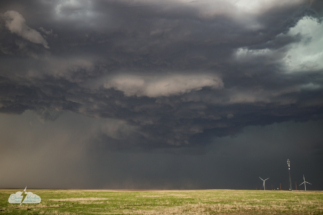 It looked like it was becoming outflow-dominant with dust under the base.