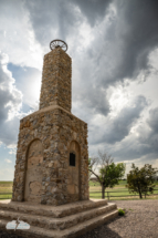The Old Cattle Trail Monument north of Kit Carson, Colorado.