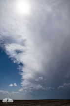 We headed into Colorado and watched this developing storm from north of Seibert.