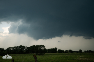 The storm got a little frisky but escaped our clutches once we got back into horrible chaser traffic. The storm got a little frisky but escaped our clutches once we got back into horrible chaser traffic.