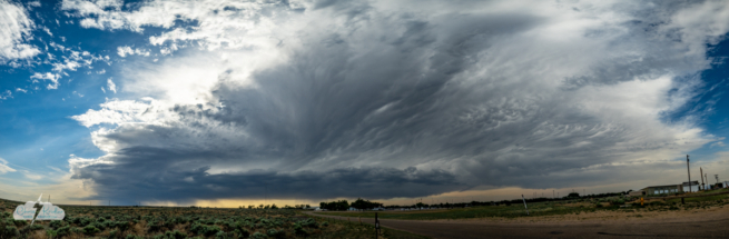 A cool sky in Lamar, Colorado. A cool sky in Lamar, Colorado.