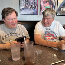 Bill Hark and Jack Beven join us for lunch in Limon, Colorado at the start of our May 21 storm chase.