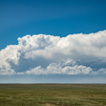We stopped southwest of Limon and looked northwest.