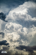 I shot a time-lapse of the glorious convection to our east.