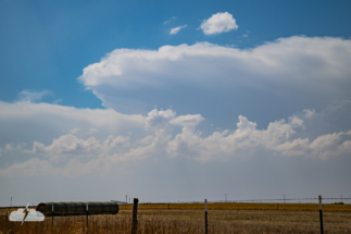 We kept an eye on developing convection near Springlake, Texas, at 4:09 p.m. CDT.