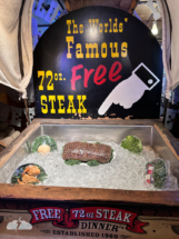 In case you ever wondered what you have to eat to get a "free" 72-ounce steak.