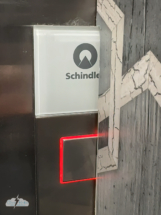 I'm sure some decorator was really excited about these groovy panels outside the Best Western elevator until they saw where the button was... I'm sure some decorator was really excited about these groovy panels outside the Best Western elevator until they saw where the button was...