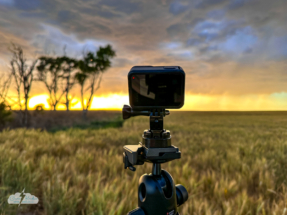 I set up a GoPro to film a stunning sunset near Satanta, Kansas, on May 24. I set up a GoPro to film a stunning sunset near Satanta, Kansas, on May 24.