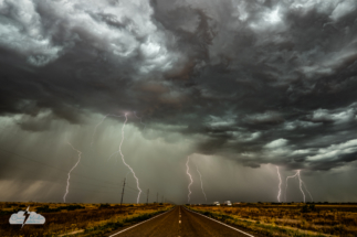 A stack of six exposures of lightning in a highly electrical storm over Route 66 near San Jon, New Mexico, on May 25, 2026. A stack of six exposures of lightning in a highly electrical storm over Route 66 near San Jon, New Mexico, on May 25, 2026.
