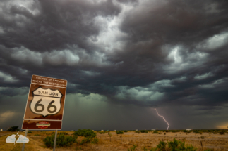 Lightning at Route 66 near San Jon, shot with the Nikon. Lightning at Route 66 near San Jon, shot with the Nikon.