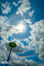 Sun halo with circumhorizontal arc in Roswell, New Mexico, May 26, 2026. Photo by Chris Kridler Sun halo with circumhorizontal arc in Roswell, New Mexico, May 26, 2026. Photo by Chris Kridler