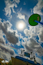Sun halo with circumhorizontal arc in Roswell, New Mexico, May 26, 2026. Photo by Chris Kridler Sun halo with circumhorizontal arc in Roswell, New Mexico, May 26, 2026. Photo by Chris Kridler