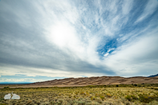We got our first look at Great Sand Dunes National Park.