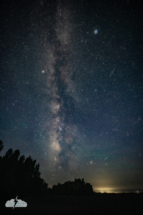 The Milky Way in the vast Colorado night.