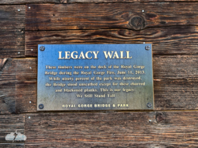 We stopped at the Royal Gorge, balked at the price for the tourist trappings, and eyed it from the parking lot.
