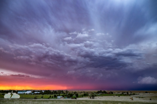Amazing sunset colors.