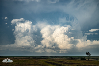 We booked east and caught up with Jason near Hayes Center, Nebraska.