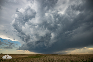 We observed the storms near Imperial, Nebraska.