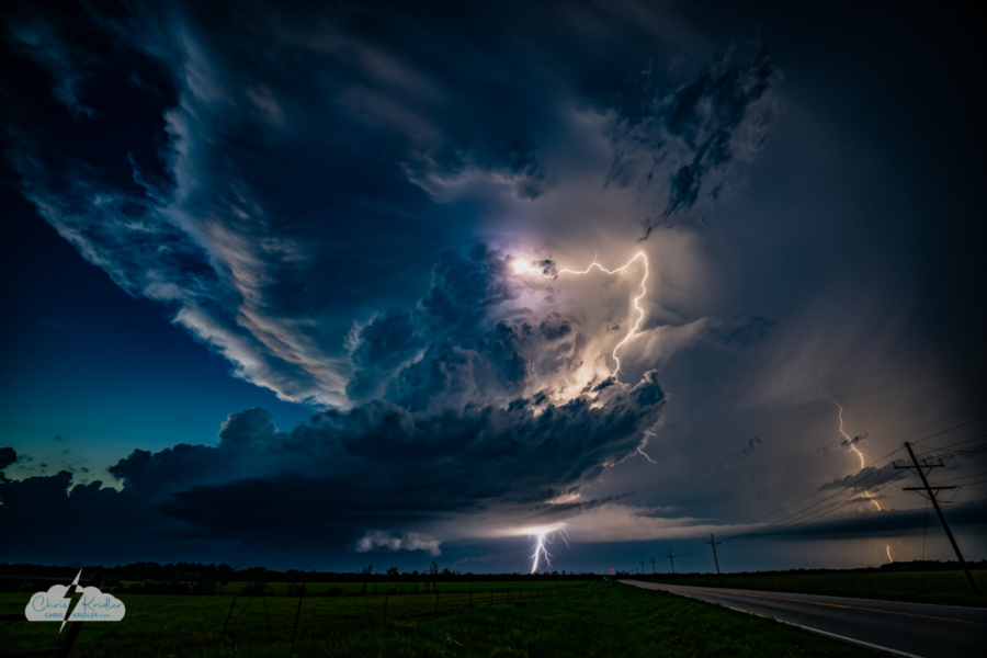 One of my favorite lightning shots from May 31 in Kansas.