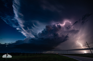 Lightning bugs and lightning. Lightning bugs and lightning.