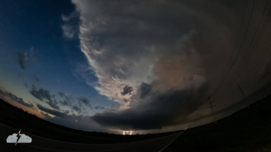 The quality of this isn't great because it's a video grab from the time-lapse. I loved that it still caught the tornado. The quality of this isn't great because it's a video grab from the time-lapse. I loved that it still caught the tornado.