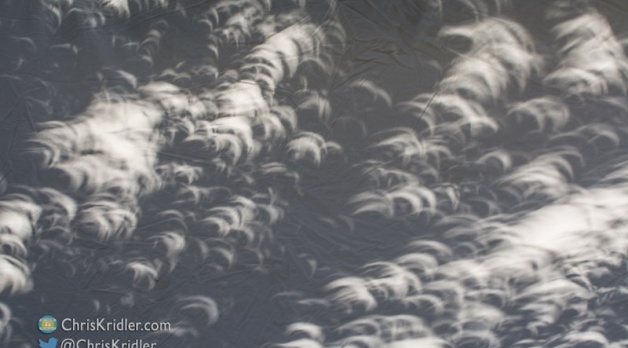 21 August 2017: Playing with solar eclipse shadows