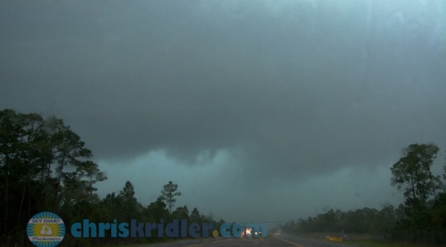 29 March 2014: Tornado-warned storms whip through central Florida