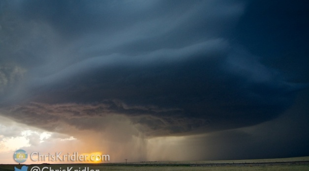 20 May 2014: Spinning storm in Colorado