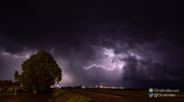 23 May 2021: Colorado storms, funnel and lightning