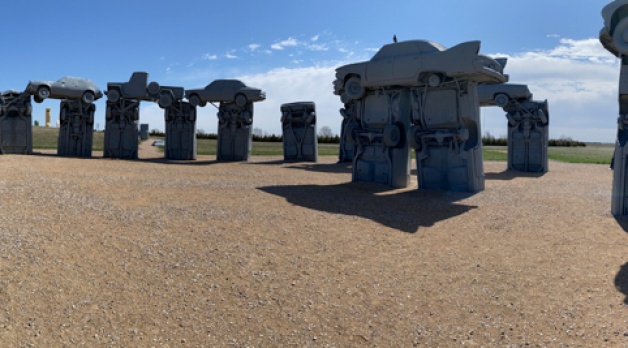 8 May 2022: Mystic moments of peace at Carhenge in Nebraska