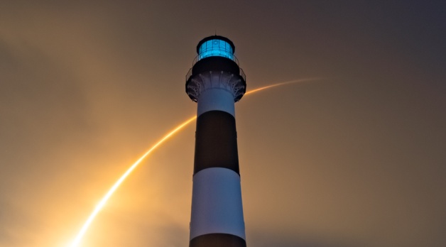 10 September 2022: A launch and a lighthouse at Cape Canaveral