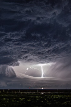 25 May 2023: Electrifying lightning-filled supercell in New Mexico