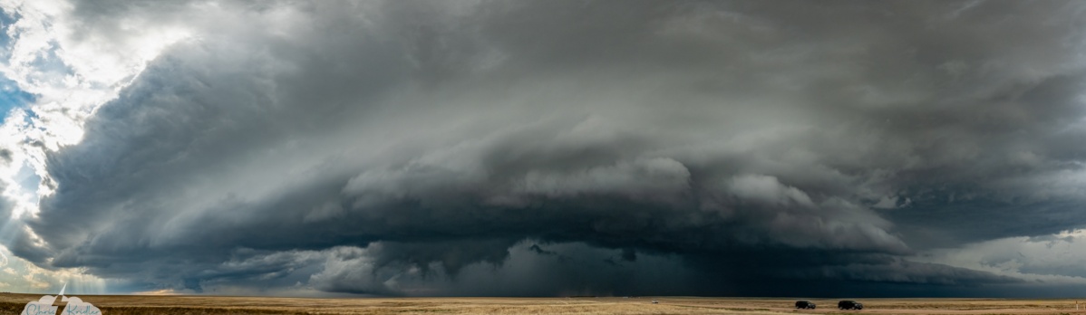 A panorama shot from south of Thurman, Colorado.