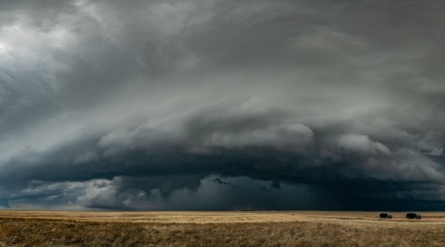 A panorama shot from south of Thurman, Colorado.
