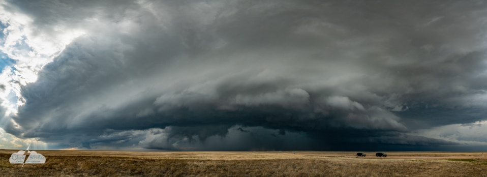 A panorama shot from south of Thurman, Colorado.