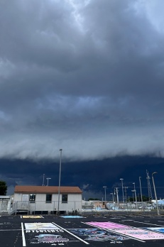 13 July 2026: Severe storm with shelf cloud swoops through Space Coast